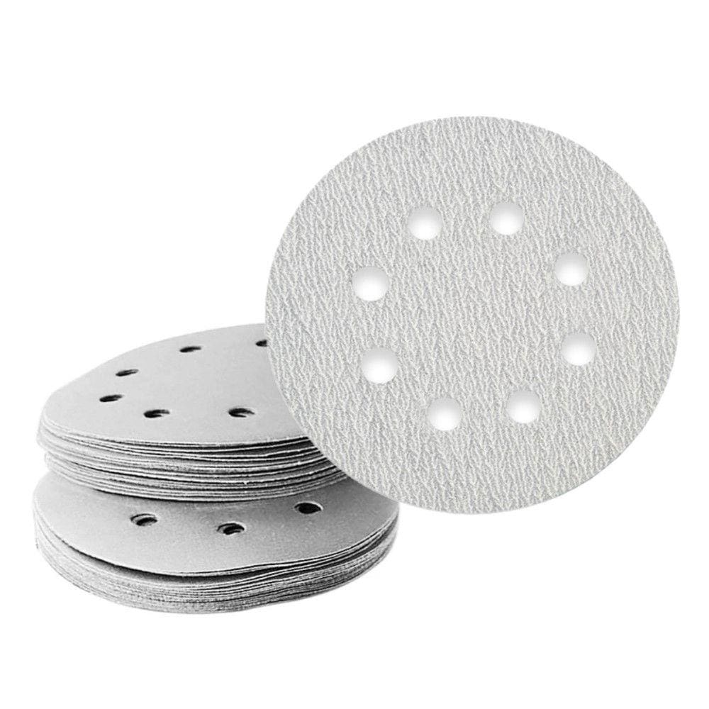 Kit 10 Disco Lixa Pluma Orbital 150mm 6" 6 Furos Grão 60