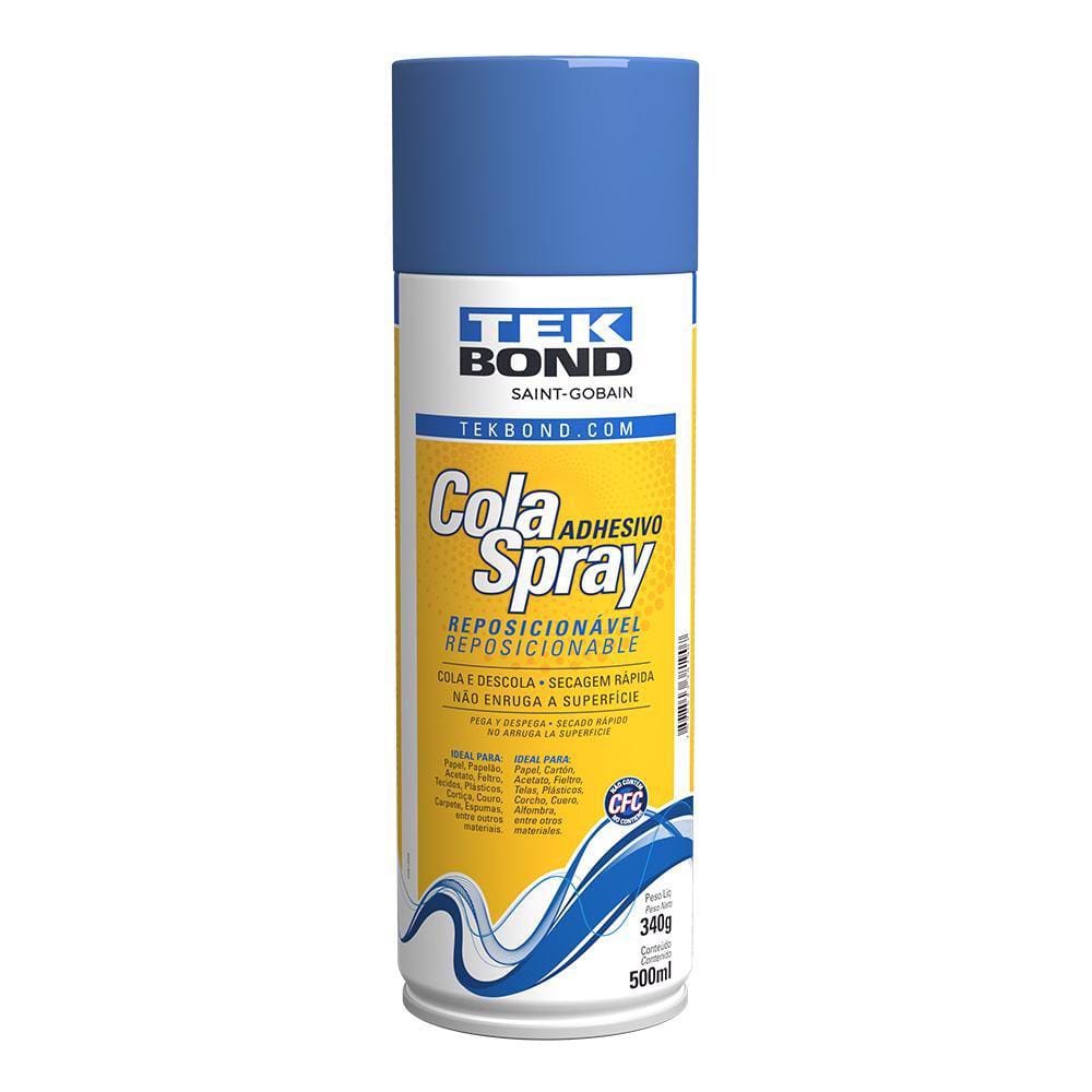 Cola Spray Reposicionavel 340G / 500ML - Tekbond 21593006200