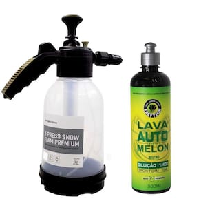 Pulverizador X-Press Snow Foam 2 Litros Waxtreme + Lava Auto Melon 1:400 500ml Easytech