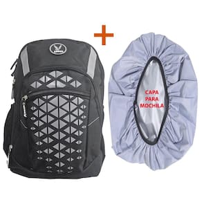 Mochila C/ Faixa Reflexiva Notebook 17 Polegada + Capa T305