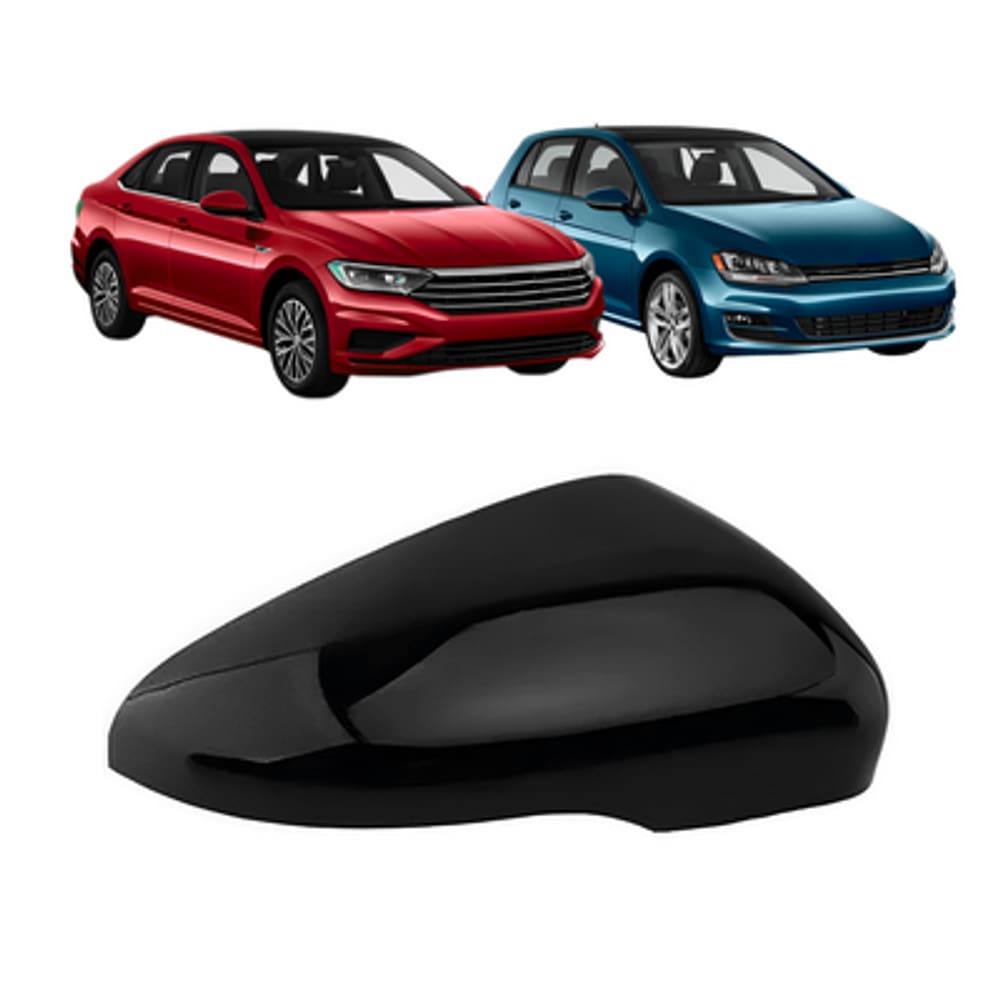 Capa Retrovisor Golf 14/19 Jetta 19/21 Black Piano - Ld
