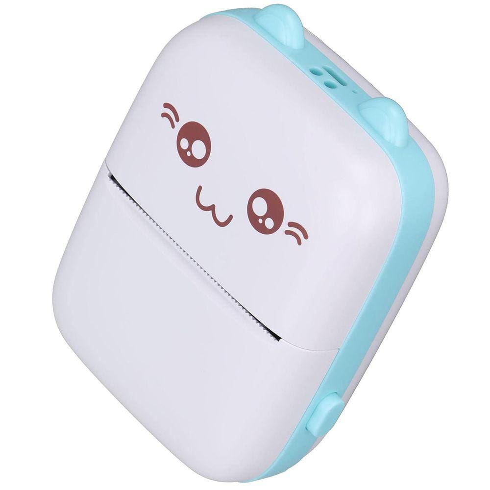 Mini Impressora Termica Sem Tinta Bluetooth Usb Recarregavel Portatil Imprime Notas Lista Fotos Nome App Celular