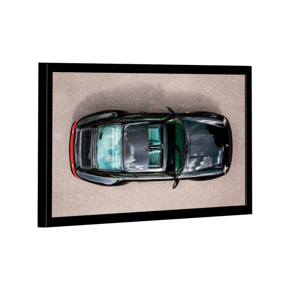 Quadro Porsche 911 Preto Br Artes