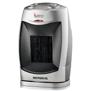 Aquecedor Mondial Termo Ceramica A-05220v Preto/prata