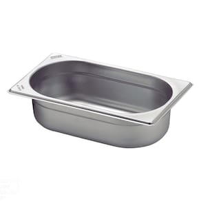 Cuba Tramontina 1/4 Em Aço Inox Sem Alças Profundidade 100 Mm - Aço 304 Tramontina