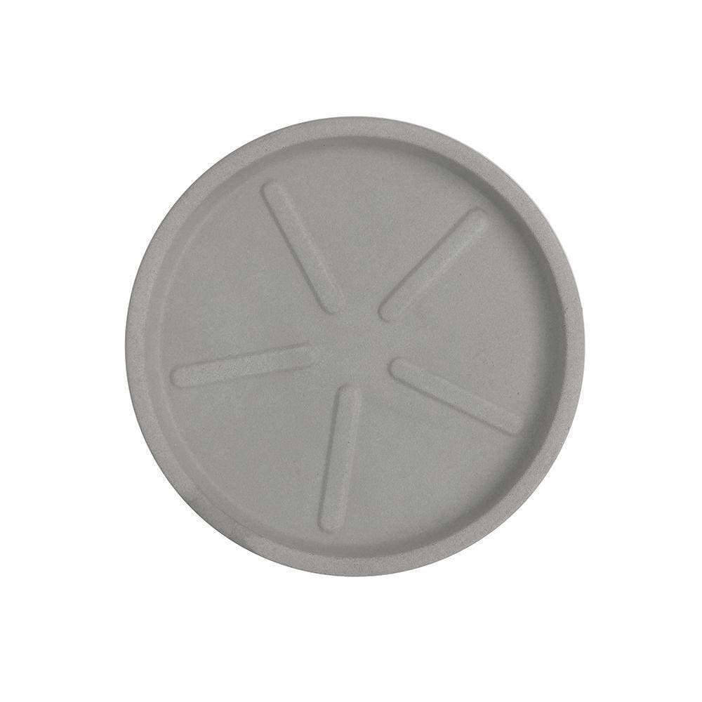 Base Redonda 28 X 3 Cm Cor 19 - Antique Cimento
