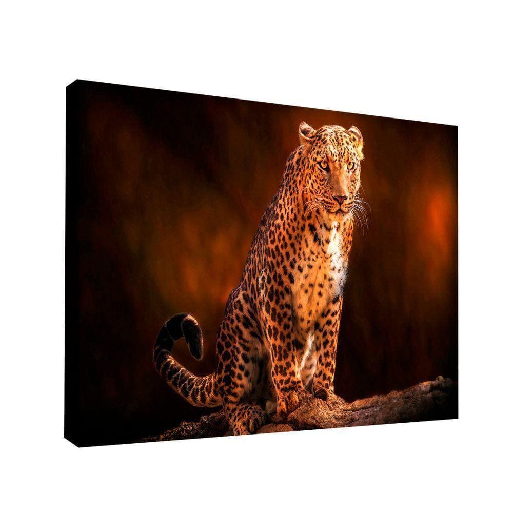 Quadro Leopardo -- Br Artes