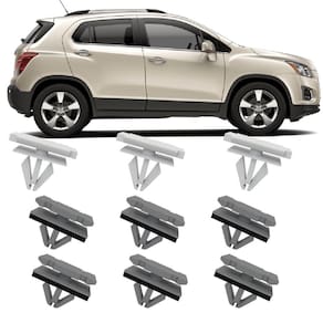 Kit Grampos Presilhas Buchas Para Moldura Paralama Tracker 2014 2015 2016 2017 2018 2019 2020