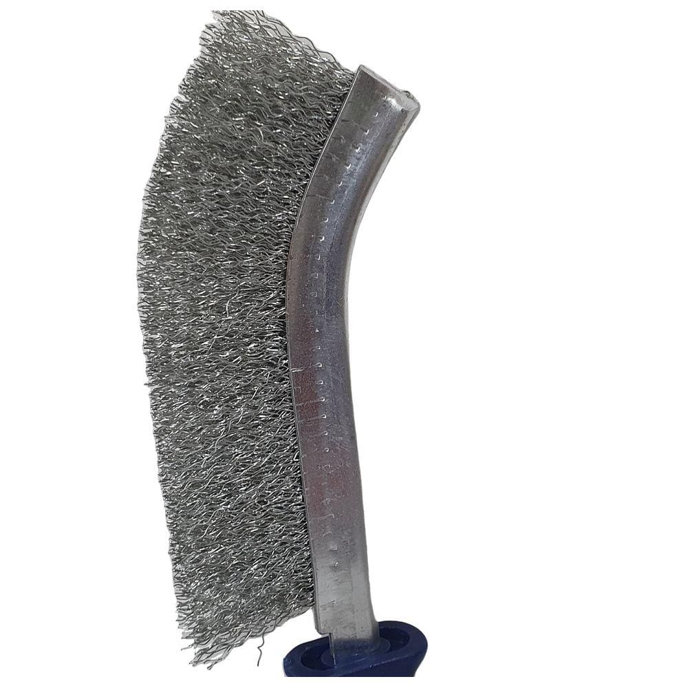 Escova De Aço Cerdas Carbono Limpa Grelha Churrasqueira