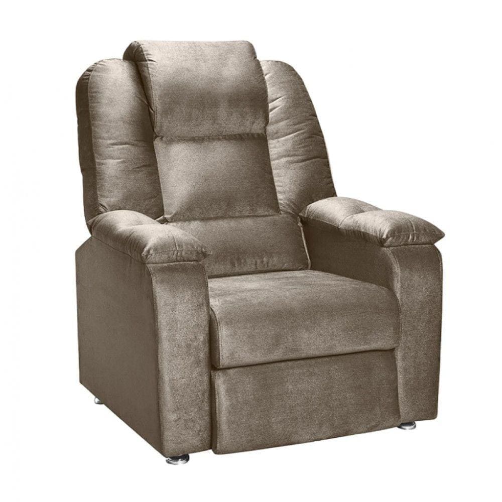 Poltrona Reclinável Do Papai Egito Turkay Marrom Shop das Cabeceiras