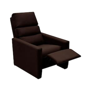 Poltrona do Papai Reclinável Ravena Material Sintético Marrom Shop das Cabeceiras