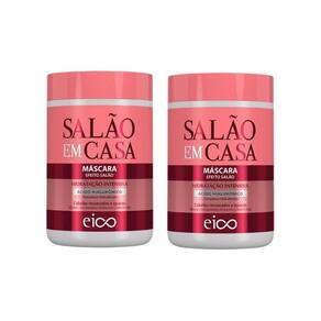 Mascara Eico 1Kg Salao Casa Hidr Intensiva - Kit C/2Un