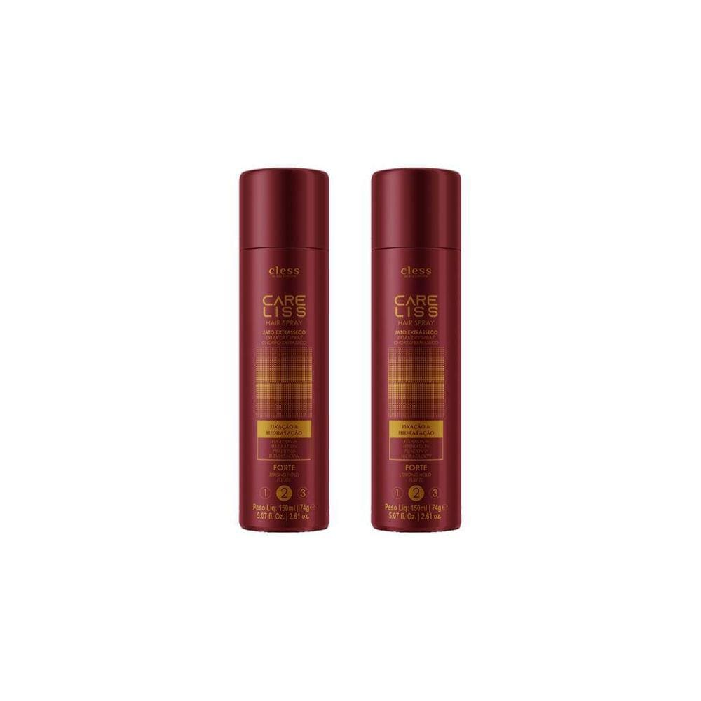 Hair Spray Fixador Care Liss Fixa Forte 150Ml-Kit C/2Un