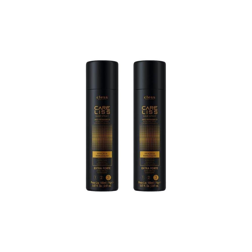 Hair Spray Fixador Care Liss Extra Forte 150Ml-Kit C/2Un