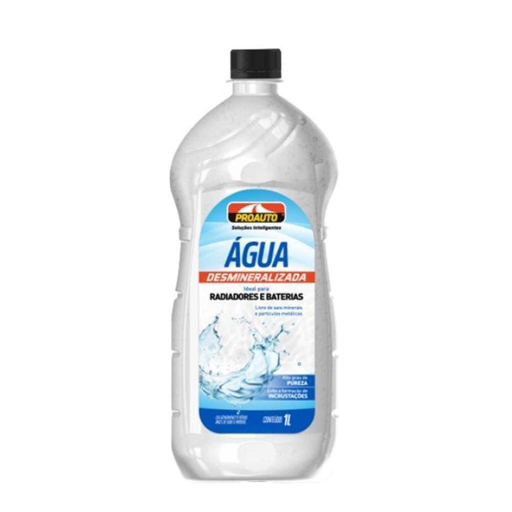 Água Desmineralizada 1L Proauto Ideal Baterias E Radiadores