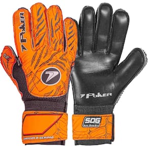 Luva Goleiro Campo Masculino Adulto Semi Profissional Multiterreno Champion 8 Poker 01076