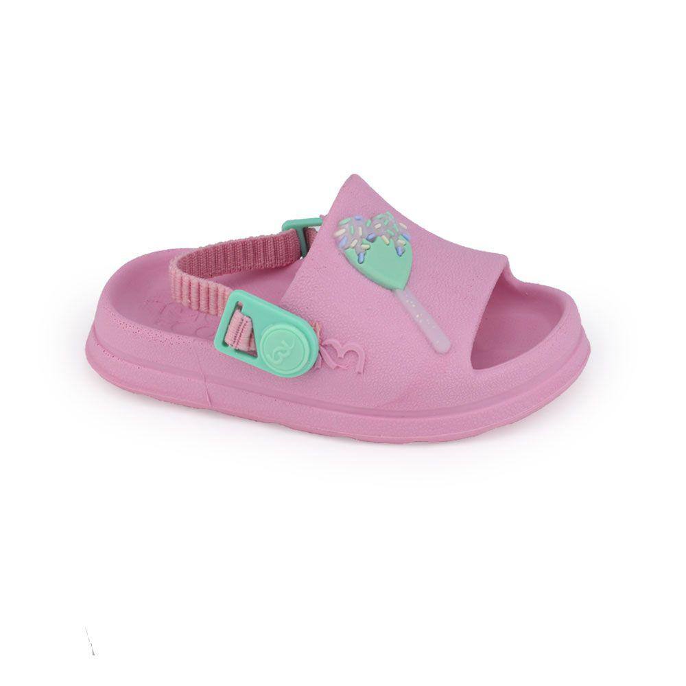 Sandália Chinelo Inf Kidy Candy Baby 384-0003 Slide Elástico