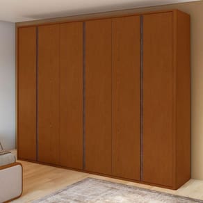 Guarda-roupa Casal Leder 6 Portas Frassino