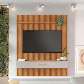 Painel Riso 218 X 182cm Candian com Nicho CINAMOMO E OFF