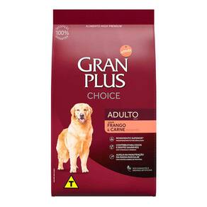 Ração Gran Plus Choice Cães Adultos Frango e Carne 10,1kg