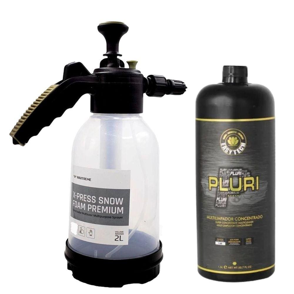 Pulverizador X-Press Snow Foam 2 Litros Waxtreme + Pluri 1,5L Easytech