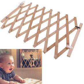 Portao Retratil Bambu Cachorro Pet Gato Criança Bebe Grade Safonada Ajustavel Cercado Resistente Previne Acidentes