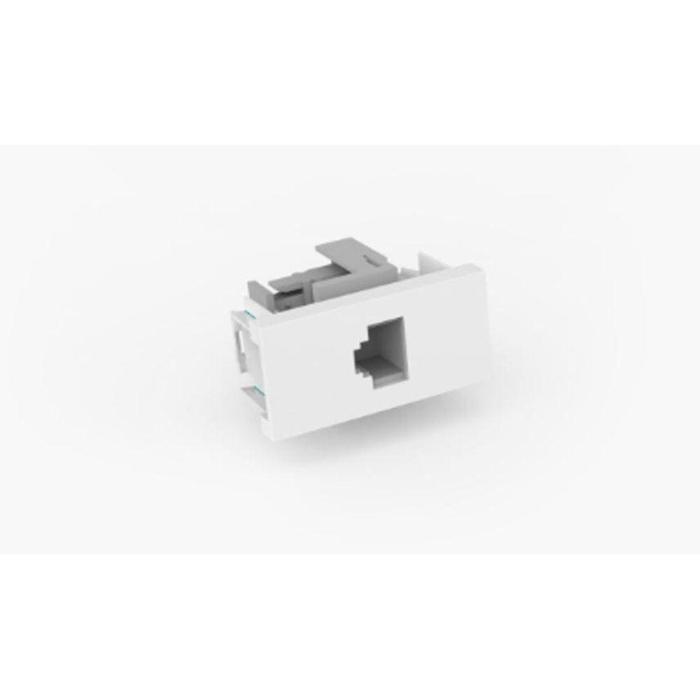 Modulo Enerbras Doha Branco RJ11 5546-E