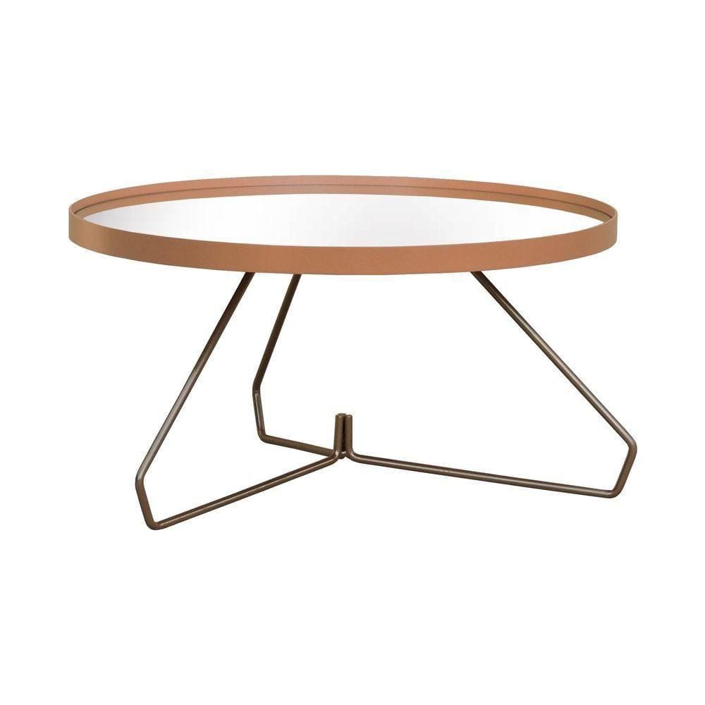 Mesa De Centro Willow 60cm - Preto Rosê