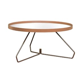 Mesa De Centro Willow 60cm - Preto Rosê