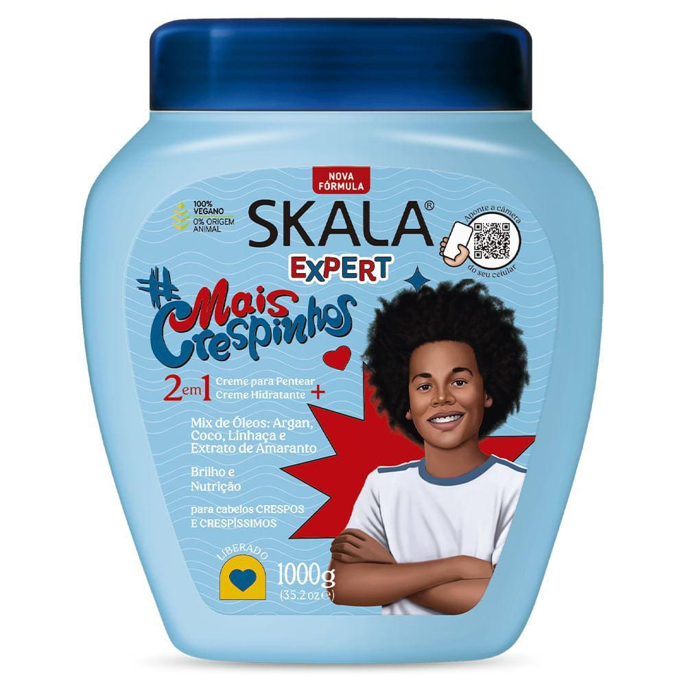 Creme 2 Em 1 Skala Mais Crespinhos 1000g