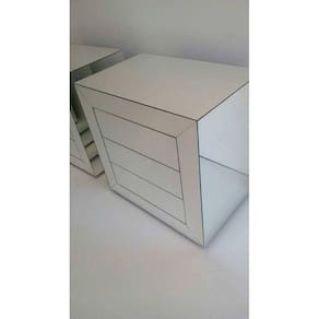 Mesa de cabeceira espelhada LOFT