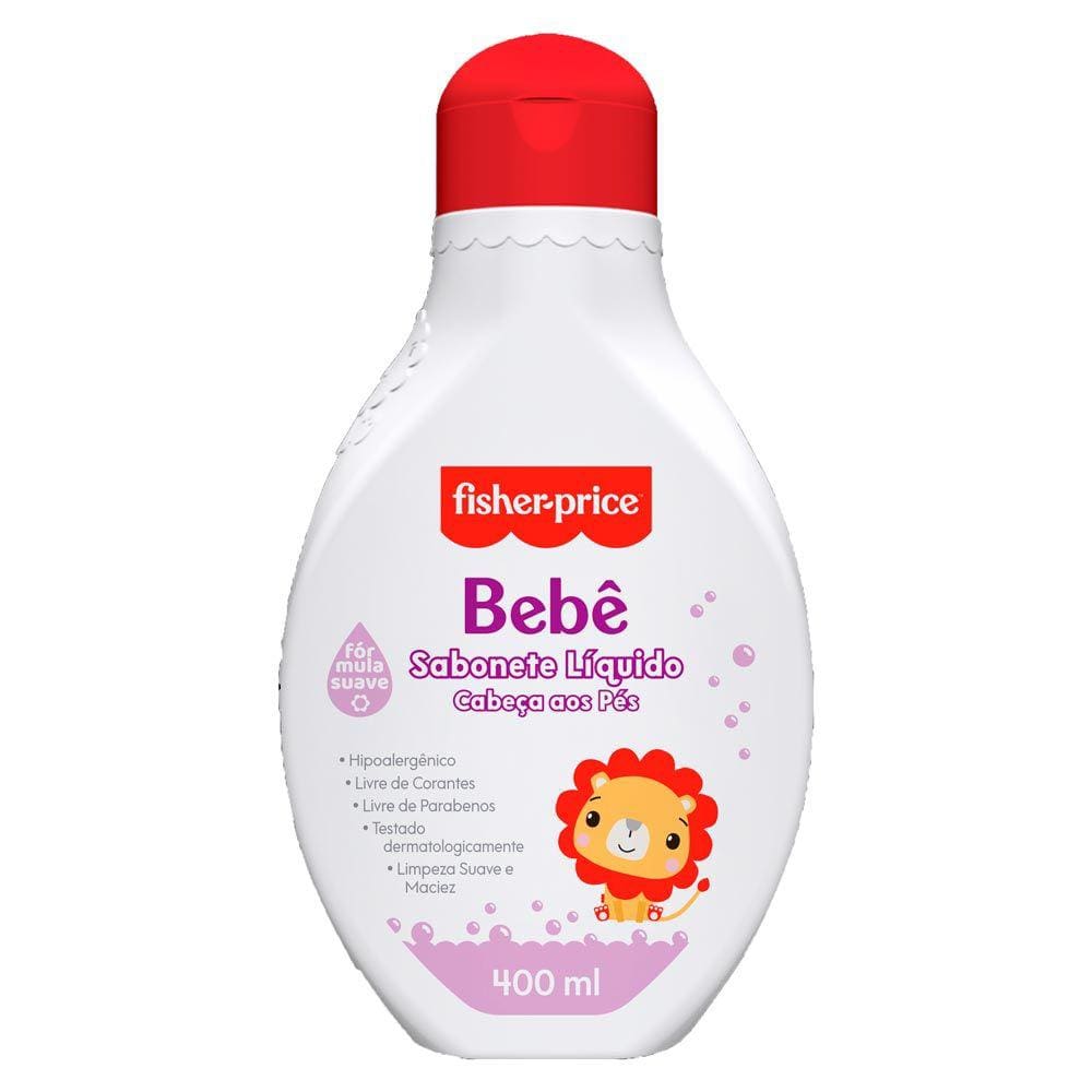Sabonete Líquido Fisher Price Bebê Cabeça aos Pés 400ml