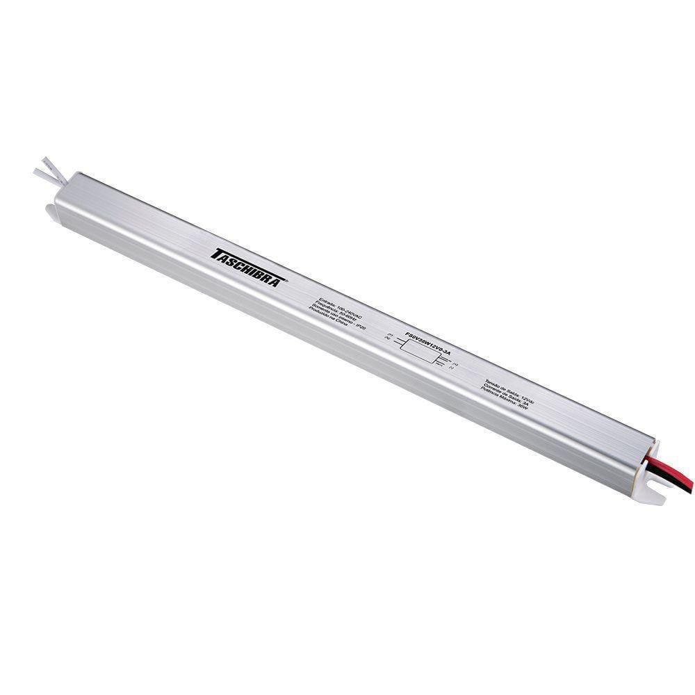 Fonte Taschibra Chaveada Slim 60w 5a 12v Autovolt