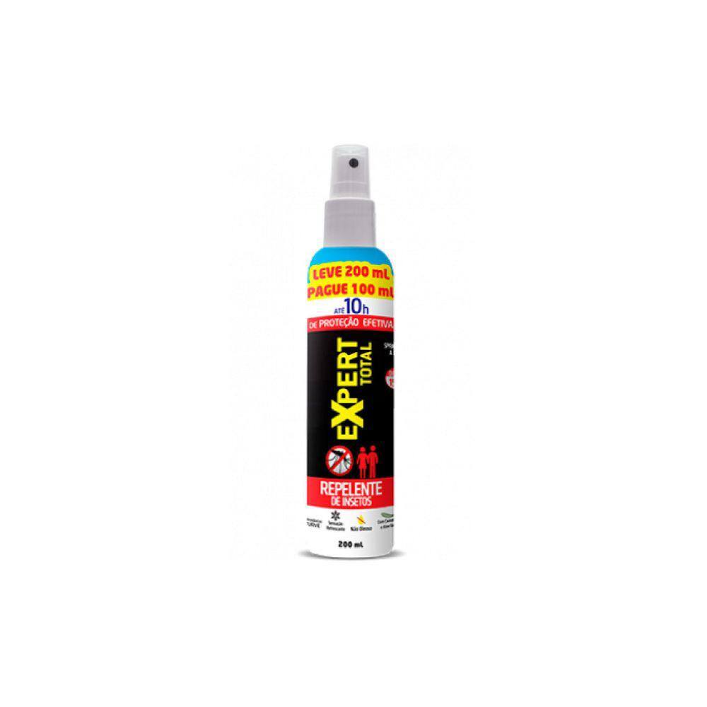 Repelente De Insetos Spray Expert Total 10H 200Ml