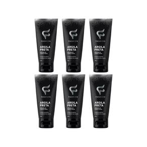 Mascara Facial Fashion Argila Preta Remove Cravos 30G - 6Un