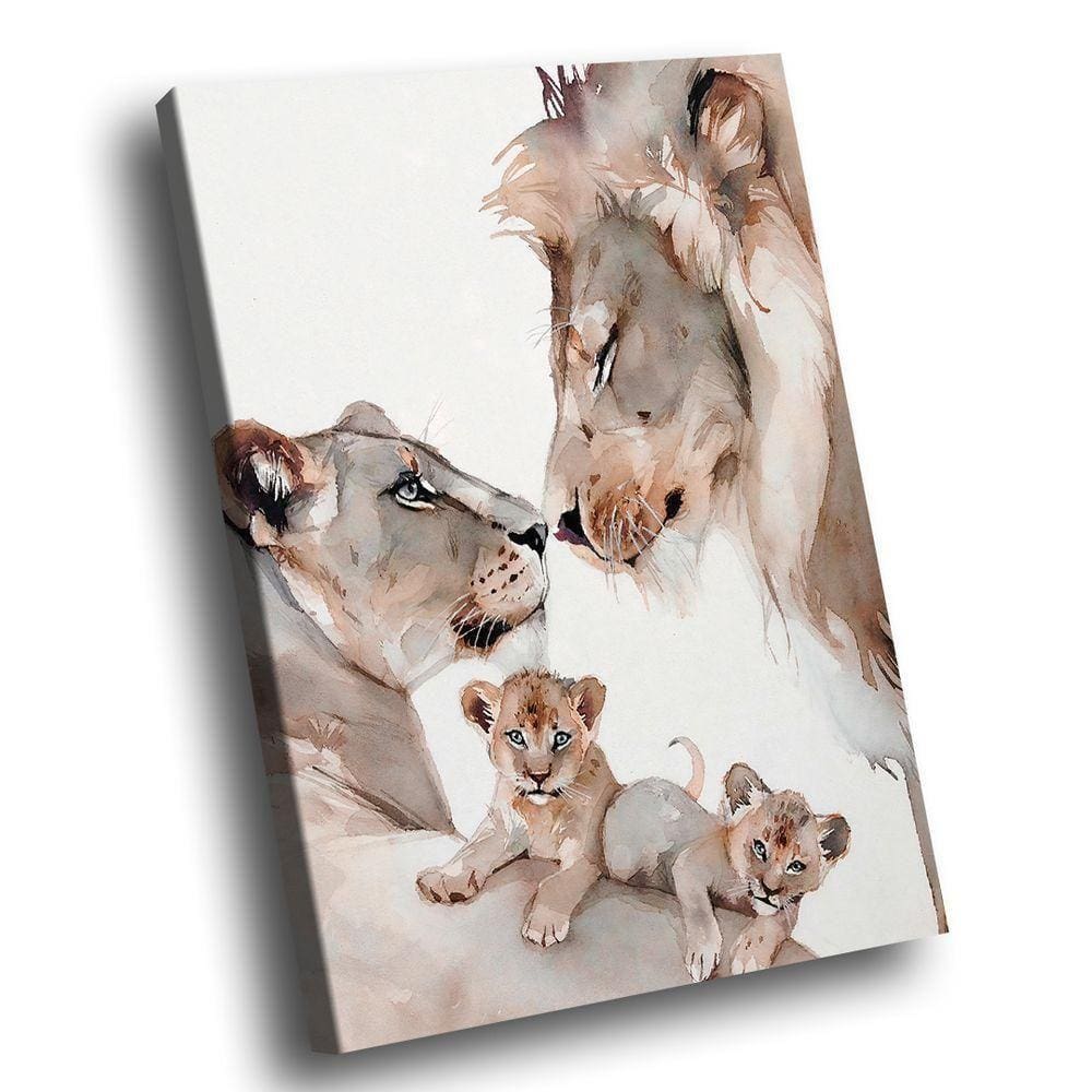 Quadro Família Aquarela -- Br Artes