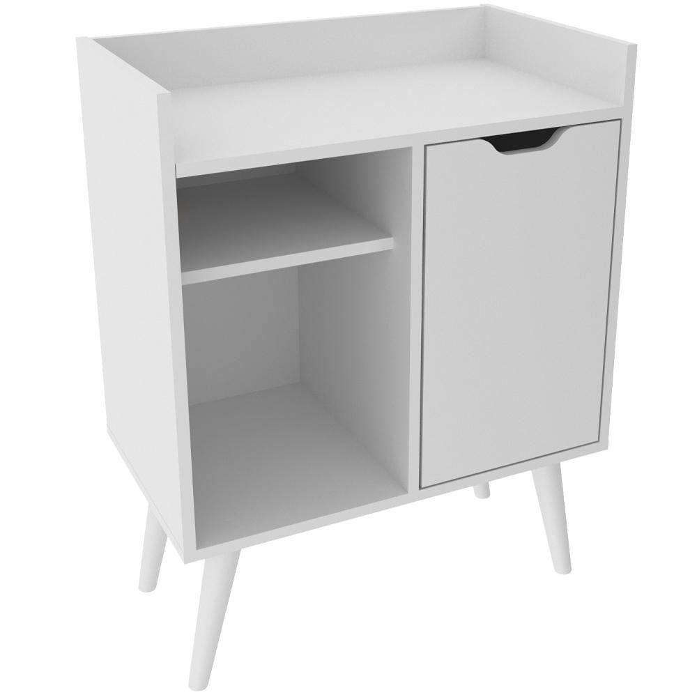 Aparador Balcao Bar Cantinho Do Cafe Multiuso Ap2310 Branco Tecno Mobili Branco