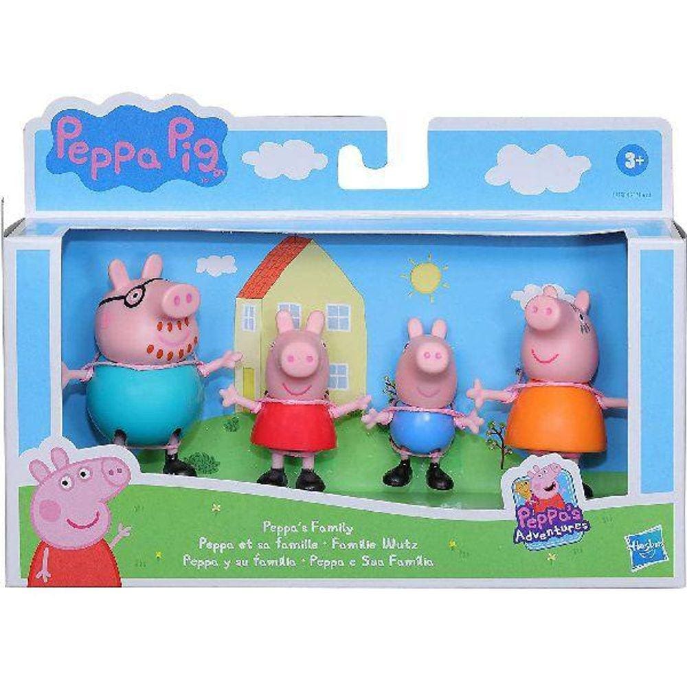 Bonecos Peppa Pig - Peppa e sua Familia HASBRO