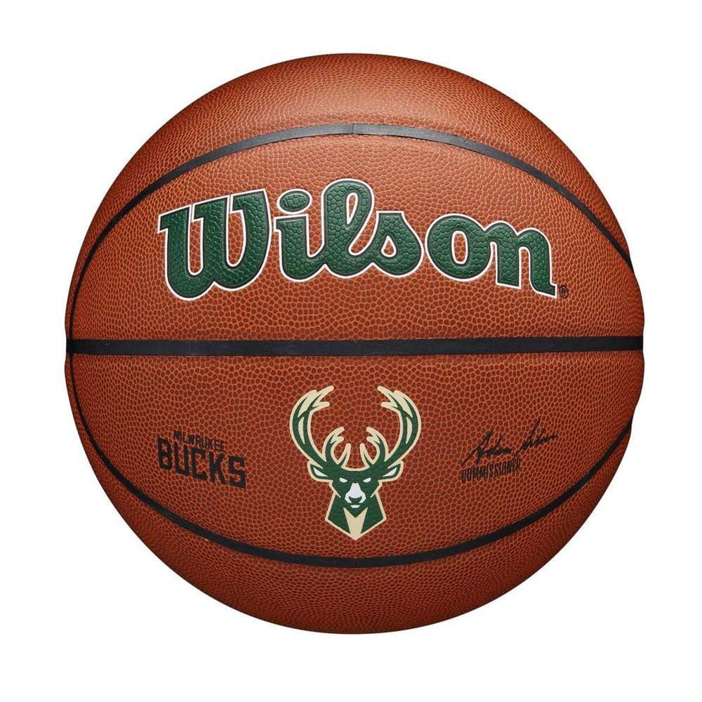 Bola Basquete Nba Mil Bucks Wtb3100xbmil - Laranja/Verde 7