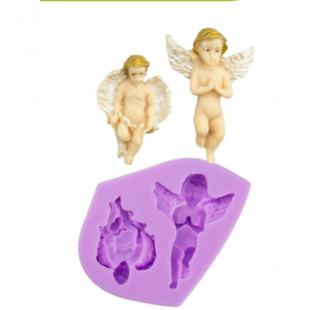 Molde Silicone Anjos