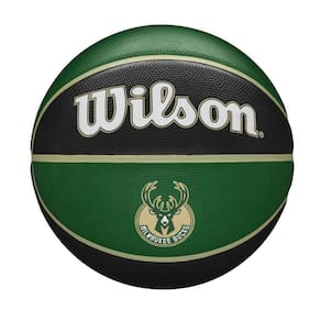 Bola Basquete Nba Mil Bucks Wtb1300xbmil - Verde/Preto 7