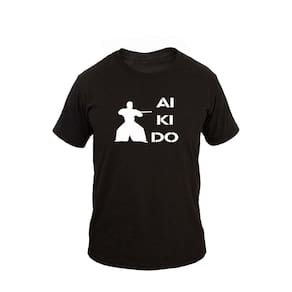 Camiseta Masculina Algodão Manga Curta Akido 5 Casual