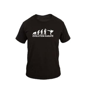 Camiseta Masculina Algodão Manga Curta Evolution Karatê