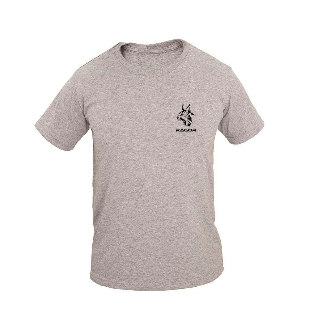 Camiseta Masculina Algodão Manga Curta Estampa Lince Casual