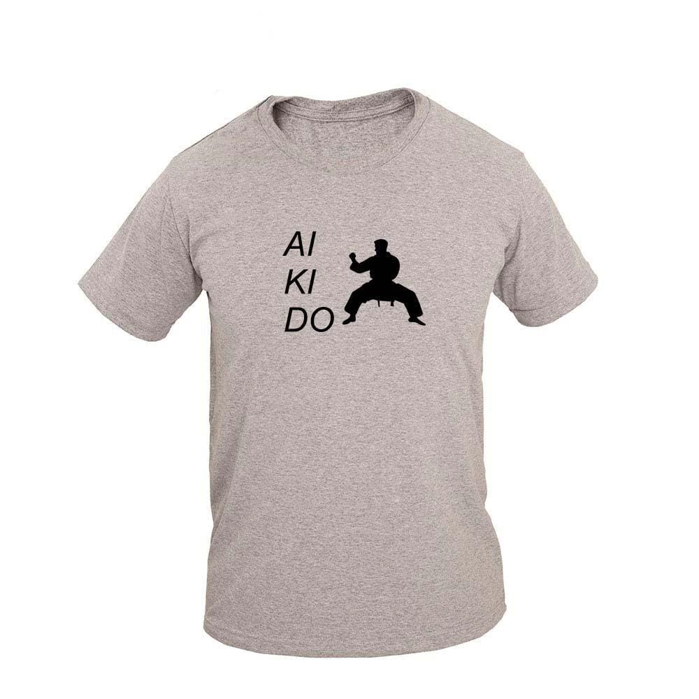Camiseta Masculina Algodão Manga Curta Akido 4 Casual