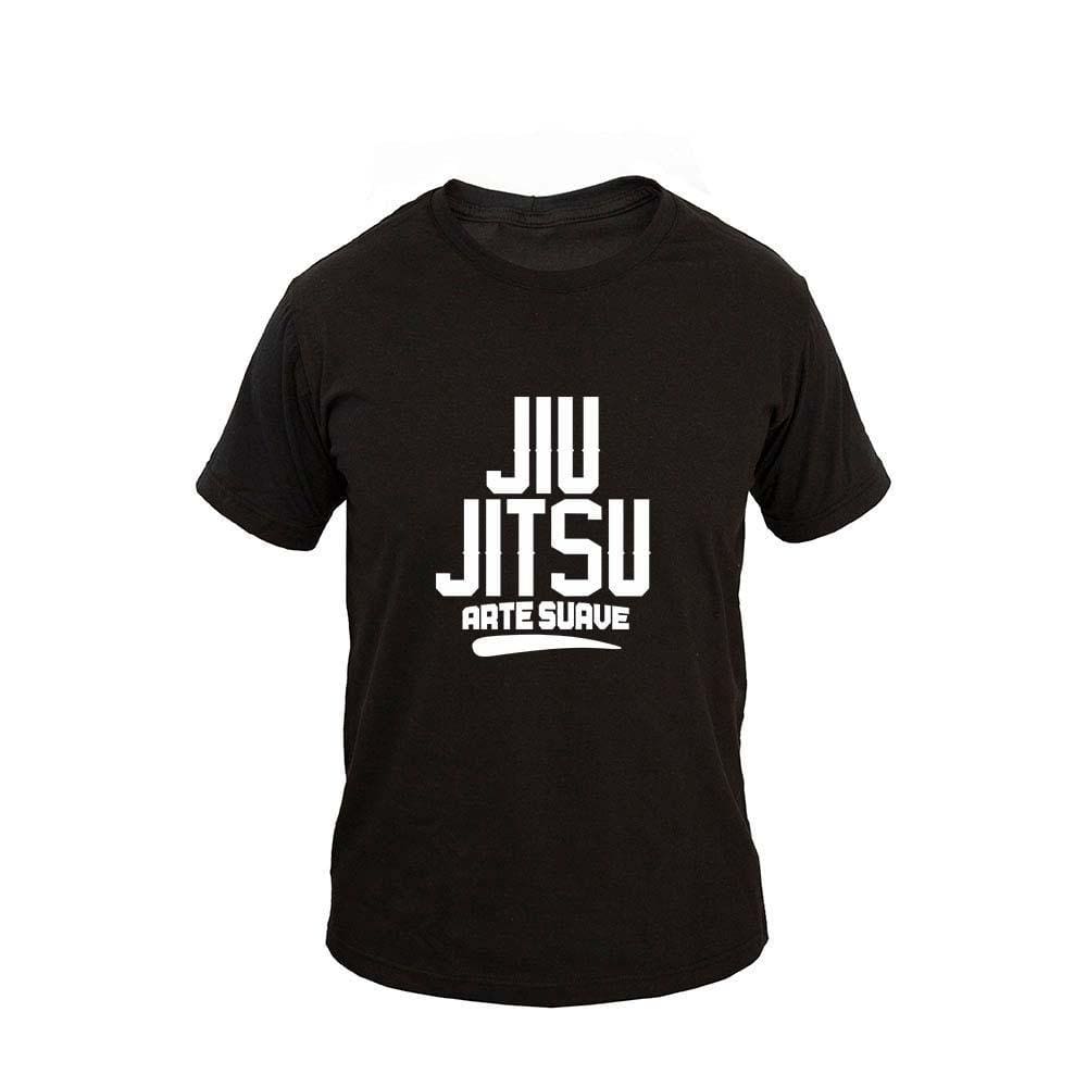 Camiseta Masculina Algodão Manga Curta Jiu Jitsu Arte Suave