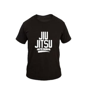 Camiseta Masculina Algodão Manga Curta Jiu Jitsu Arte Suave