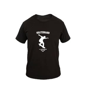 Camiseta Masculina Algodão Manga Curta Skate California