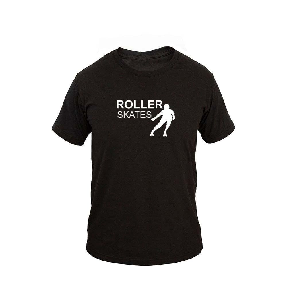 Camiseta Masculina Algodão Manga Curta Patins F Casual