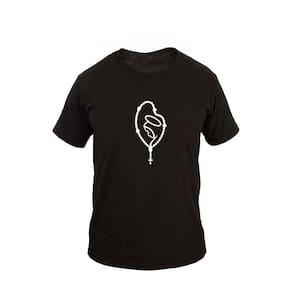 Camiseta Masculina Algodão Manga Curta Terço Casual